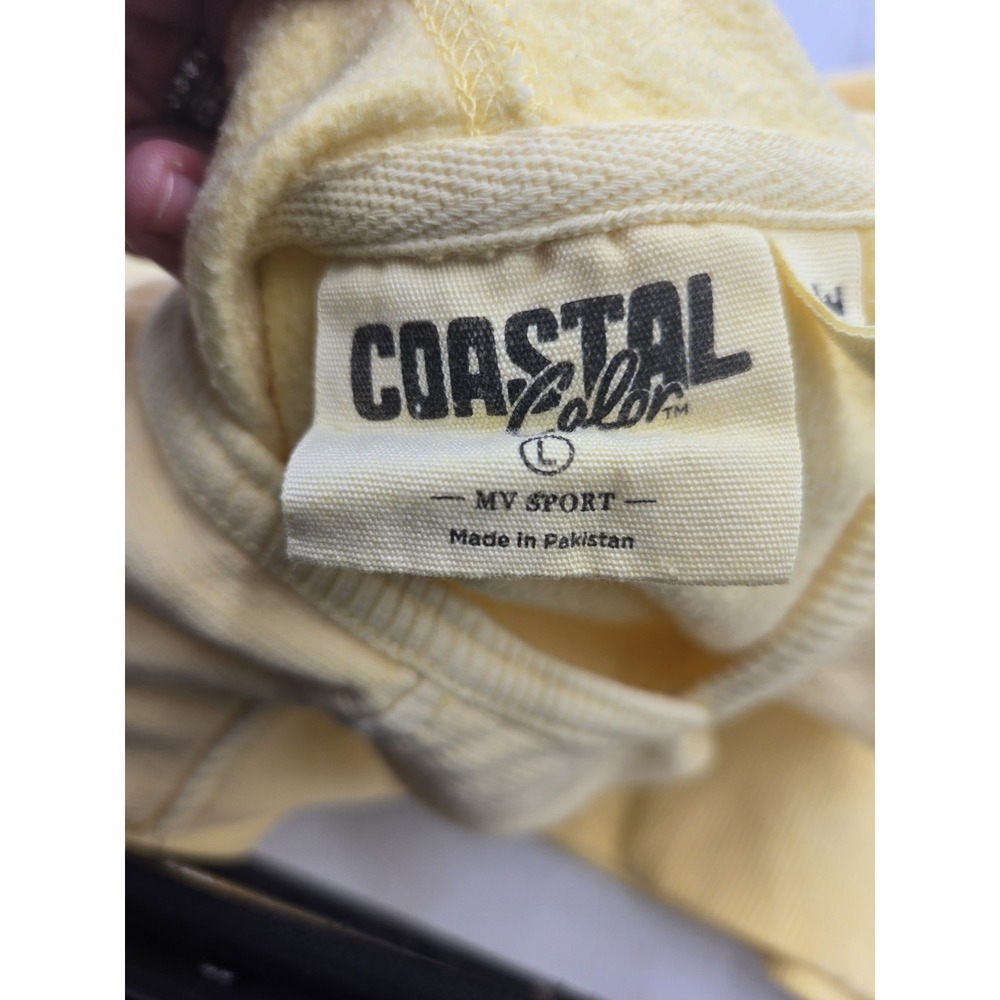 MV Sport Sunkissed Yellow Hoodie Adult Large Womans Has Imperfections See Photos - Picture 8 of 13